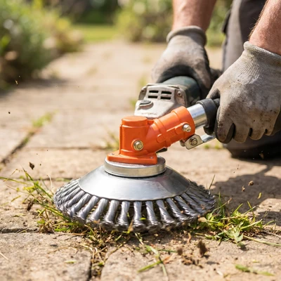 Weed Trimmer Head Brush Cutter Integrated Mounting Plate - Image 1